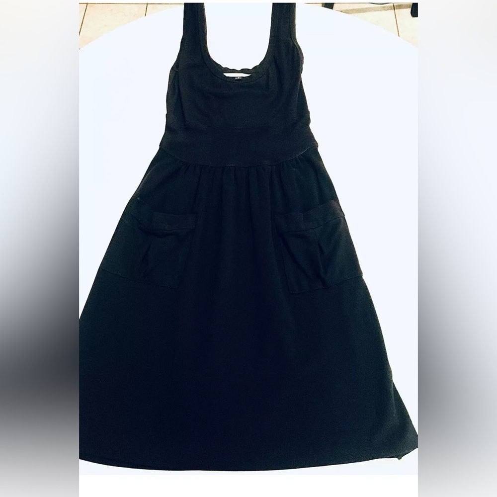 Diane Von Furstenberg Cezanne Dress Black Sleeveless Tank Sz 2 - Picture 4 of 5